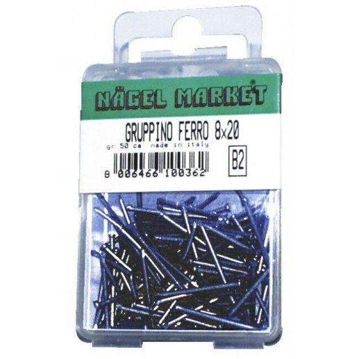 Gruppino ferro. Misura 12x40 mm